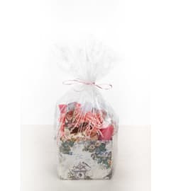 Soap Basket. An arrangement by Stephanie's Floral.