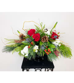 Elegant Holiday Spirit. An arrangement by Osborne Florist. Elegant Holiday Spirit. An arrangement by Osborne Florist.