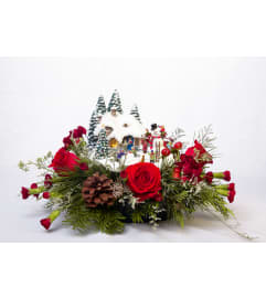Snowman's Delight. An arrangement by Stephanie's Floral. Snowman's Delight. An arrangement by Stephanie's Floral.