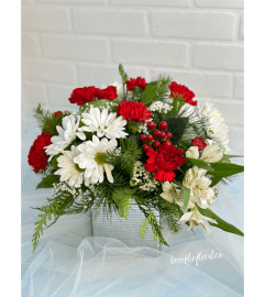 Glistening Treasure. An arrangement by Brooklin Floral and Garden Shoppe Inc..