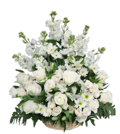 WHITE PARADISE. An arrangement by Azi Flowers.