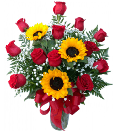 Golden Romance. An arrangement by Flower Lane.