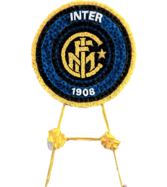 Inter Milan Soccer Ball. An arrangement by Elegant Florist.