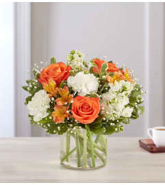Sweet Citrus Flower Bouquet. An arrangement by Flowers of Jacksonville.
