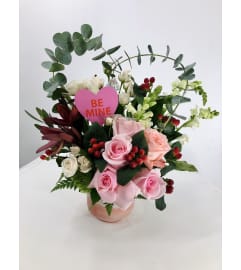 Cute Kisses. An arrangement by Blue Iris Florist.