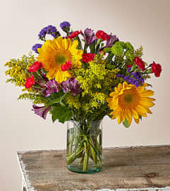 FTD Summer in the Cape. An arrangement by Balloon Bouquets Plus.