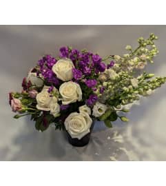The White Side. An arrangement by Westdale Florist.