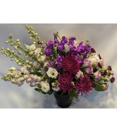 Amethyst Magic. An arrangement by Westdale Florist.