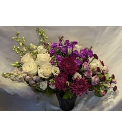 Amethyst Magic. An arrangement by Westdale Florist.