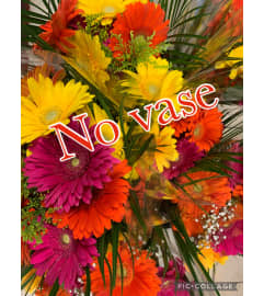 Beautiful gerberas. An arrangement by DMP Flowers and Gifts.
