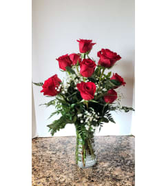 Dozen Red Roses - Forever Yours. An arrangement by Zaisers Florist and Greenhouse.