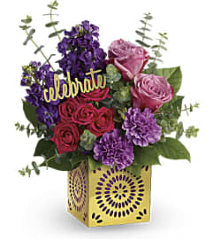 Thrilled For You Bouquet. An arrangement by Elegant Florist.