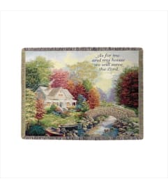 Autumn Tranquility Tapestry Throw. An arrangement by Simpson's Florist.