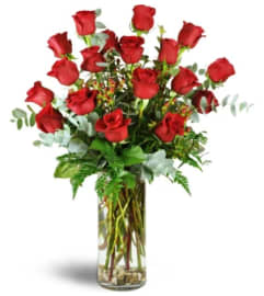Lovingly Red Roses. An arrangement by Alice Octavia Floral Shoppe.