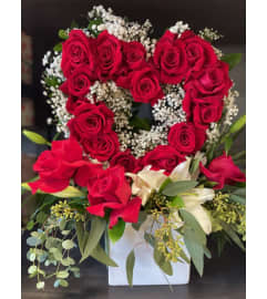 You're my heart. An arrangement by Blue Iris Florist.