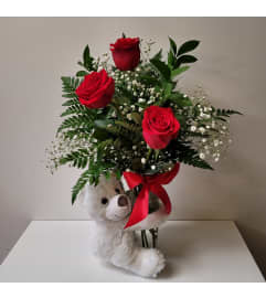 Flower Trends I Love you Beary Much. An arrangement by Flower Trends Florists.