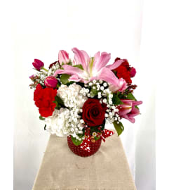 My Special Valentine. An arrangement by Commerce Flowers.