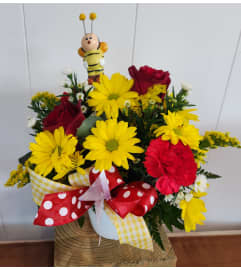 Just Bee You. An arrangement by Brookdale Flowers and Gifts.