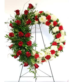 Endless Ring of Light. An arrangement by Flower Lane.