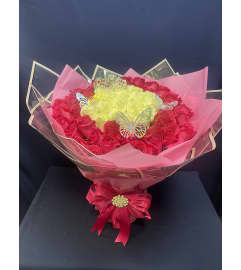 Lovers Rose Bouquet. An arrangement by Dream Decorations Florist.