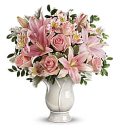 TENDER BOUQUET. An arrangement by J.D. Ballantine's Flowers and Gifts.