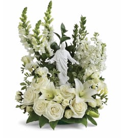 The Garden of Serenity. An arrangement by Fendley Florists.