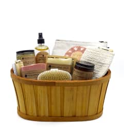 Bridlewood Spa Basket. An arrangement by Muskoka Flowers.