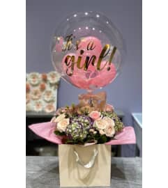 It's a Girl Gift Box (PRE-ORDER ONLY). An arrangement by Petals.