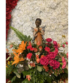 Praying For You. An arrangement by Seasons Change Designs.