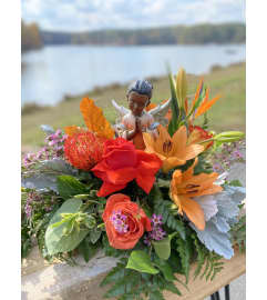 Angelica the Angel. An arrangement by Seasons Change Designs.