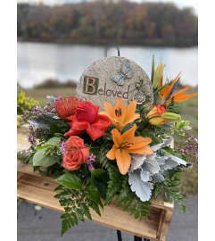 My Beloved Friend. An arrangement by Seasons Change Designs.