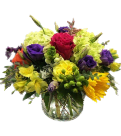 Sunny Garden Sentiments. An arrangement by The Farmers Petals. Sunny Garden Sentiments. An arrangement by The Farmers Petals.