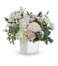 Peaceful Clouds Bouquet '23. An arrangement by Flowers of Jacksonville.