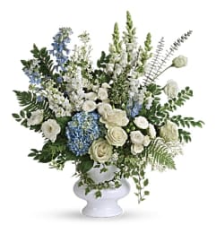 TREASURE AND BELOVED BOQUET. An arrangement by J.D. Ballantine's Flowers and Gifts.