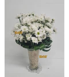 White Margaritas Explosion. An arrangement by Brickell Exclusive Blooms. White Margaritas Explosion. An arrangement by Brickell Exclusive Blooms.