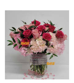 Sweet Girl in Pink. An arrangement by Brickell Exclusive Blooms. Sweet Girl in Pink. An arrangement by Brickell Exclusive Blooms.