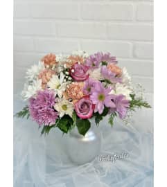 Pastel Ballet. An arrangement by Brooklin Floral and Garden Shoppe Inc..