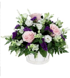 Charming mix. An arrangement by Chahna Fai and Church Street Flowers.