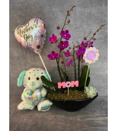 Double Orchid for Mom. An arrangement by Sweet Blossoms.