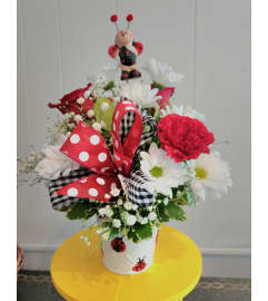 Brookdale’s Love Bug. An arrangement by Brookdale Flowers and Gifts.
