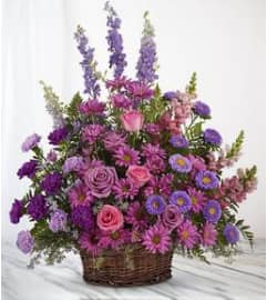 Lavender Field. An arrangement by Anne Marie Rose Floral Design.