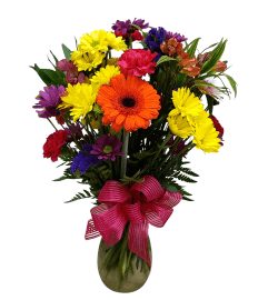 In the Cooler Today. An arrangement by Flowers Plus.