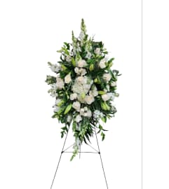 Always at peace. An arrangement by Azi Flowers.