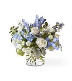The FTD Clear Skies Bouquet. An arrangement by Fendley Florists.