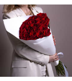 2 Dozen Classic Red Roses. An arrangement by Floral Savour.