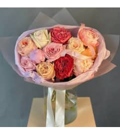 Duo Bouquet of PeoniesandGarden Roses Mix 2. An arrangement by Floral Savour.