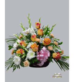 Basket-SB2. An arrangement by FullBloom Flowers.