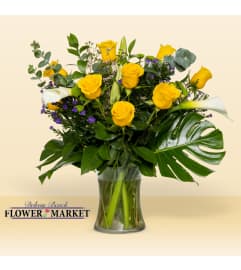 BEAUTY and THE BEAST. An arrangement by Delray Beach Flower Market.