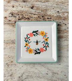 Bee Trinket Dish. An arrangement by Zaisers Florist and Greenhouse.
