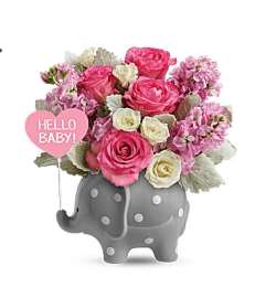 Garden Hello Sweet Baby - Pink. An arrangement by Garden Florist.
